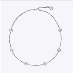 NWOT Tory Burch Delicate Logo Necklace